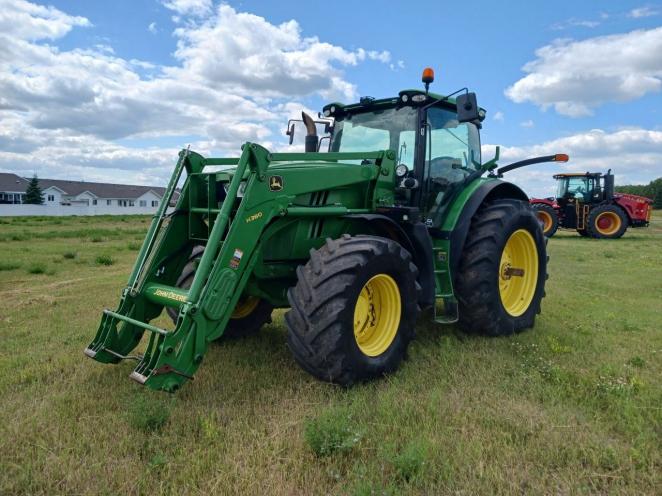 John Deere 6170R with H380 loader
